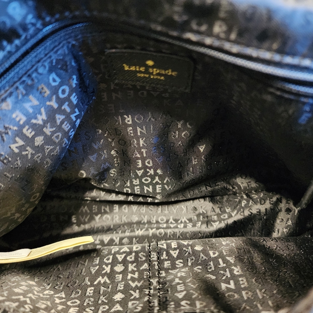 kate spade Black Quilted Crossbody Satchel with Gold Hardware - Picture 9 of 12